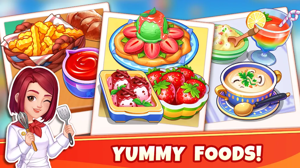 Cooking Wonder-Restaurant Game (Кукинг Вондер)  [МОД Бесконечные деньги] Screenshot 1