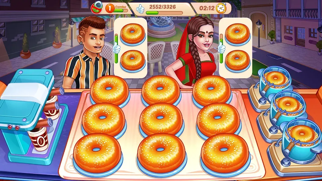 American Cooking Star Games (Американская звезда кулинарии)  [МОД Много монет] Screenshot 1