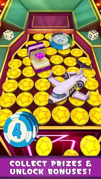 Coin Dozer: Casino (Коин Дозер)  [МОД Все открыто] Screenshot 2