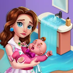 Взлом Manor Cafe - Match 3 Puzzle (Манор Кафе)  [МОД Много монет] - стабильная версия apk на Андроид