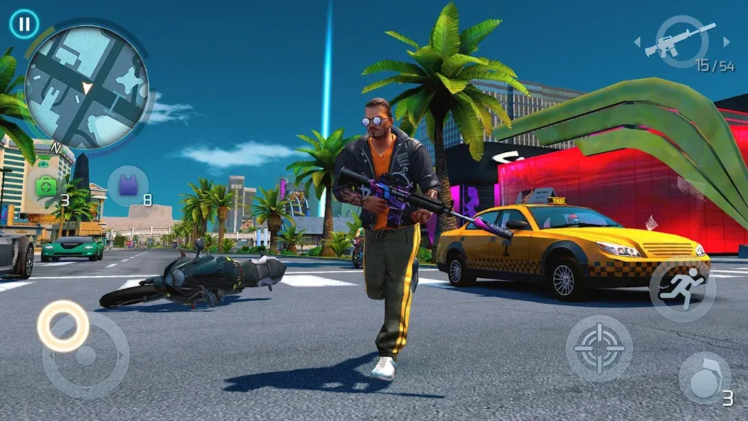 Gangstar Vegas: World of Crime (Гангстар Вегас)  [МОД Меню] Screenshot 3