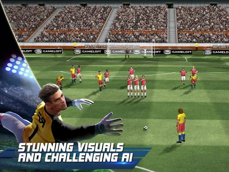 Real Football (Реал Футбол)  [МОД Unlocked] Screenshot 2