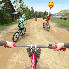 Скачать взломанную BMX Rider: Cycle Race Game  [МОД Menu] - стабильная версия apk на Андроид