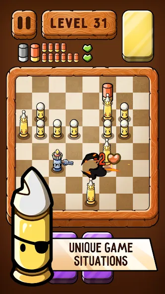 Bullet Chess: Board Shootout (Бюллет чесс)  [МОД Menu] Screenshot 4