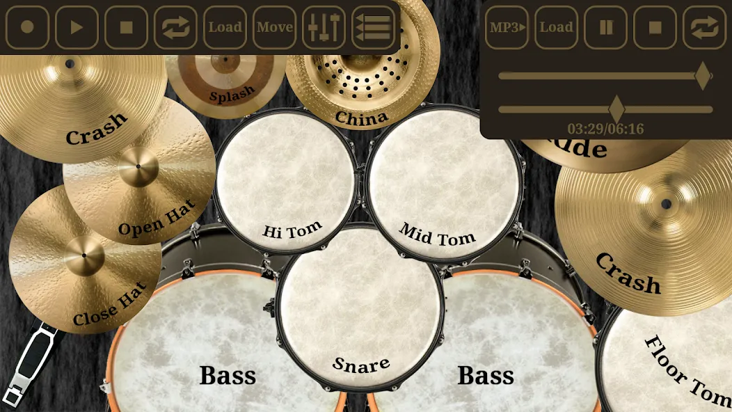 Drum kit (Drums) free  [МОД Unlimited Money] Screenshot 3