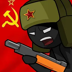 Скачать взломанную Stickman WW2 (Стикмэн Вторая Мировая война)  [МОД Бесконечные монеты] - последняя версия apk на Андроид