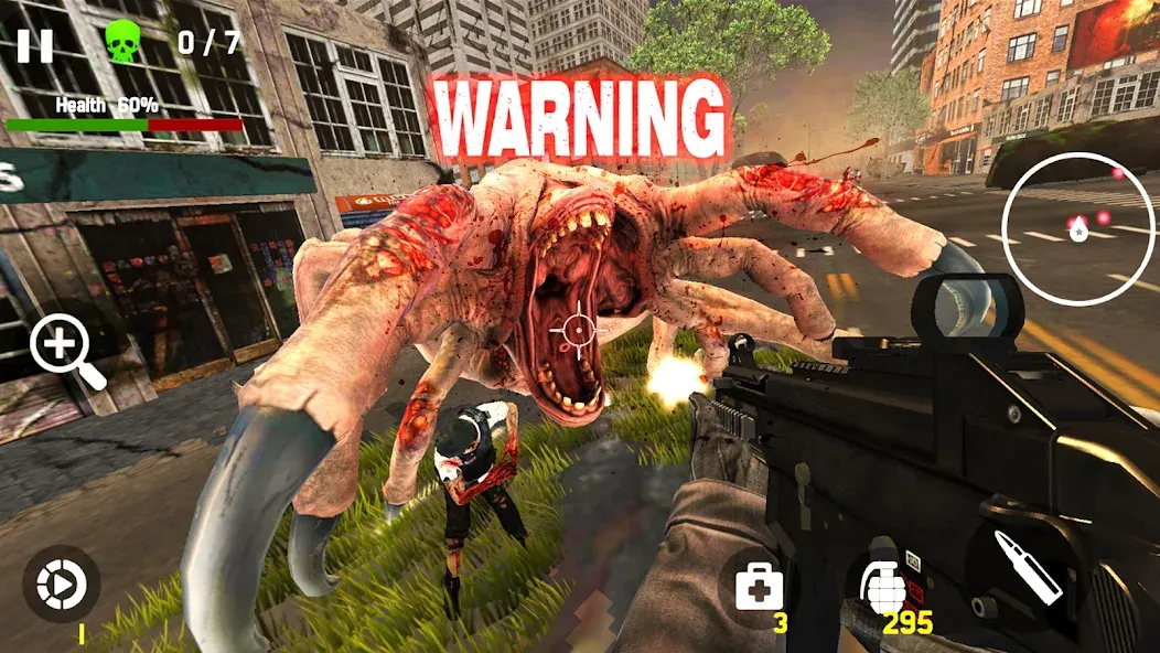 Zombie Hunter - Shooting Game (Зомби Хантер)  [МОД Бесконечные монеты] Screenshot 4