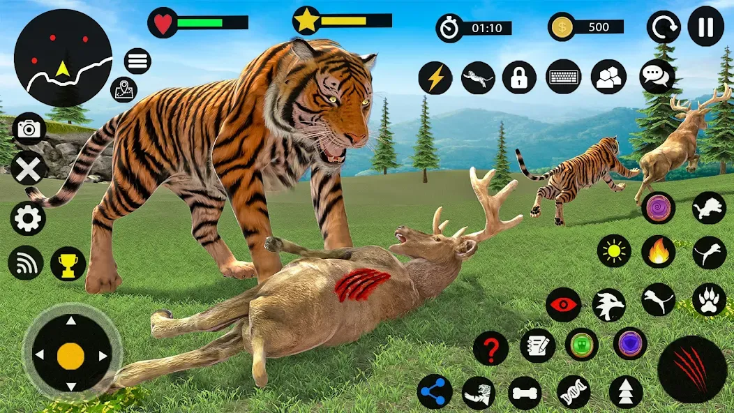 Tiger Games: Tiger Sim Offline  [МОД Много монет] Screenshot 1