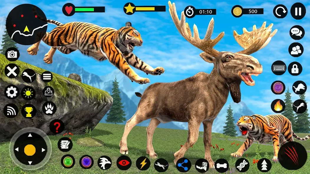 Tiger Games: Tiger Sim Offline  [МОД Много монет] Screenshot 2