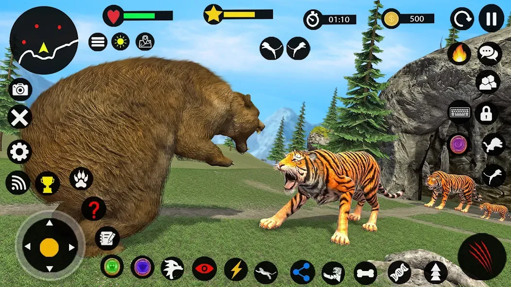 Tiger Games: Tiger Sim Offline  [МОД Много монет] Screenshot 5