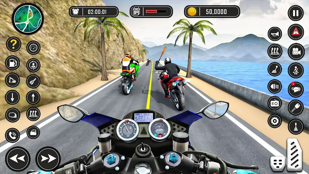 Bike Racing Games - Bike Game (Байк Рейсинг Геймс)  [МОД Бесконечные монеты] Screenshot 1