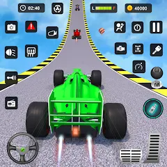 Скачать взлом Formula Car Stunt - Car Games (Формула автомобиль трюк)  [МОД Меню] - стабильная версия apk на Андроид