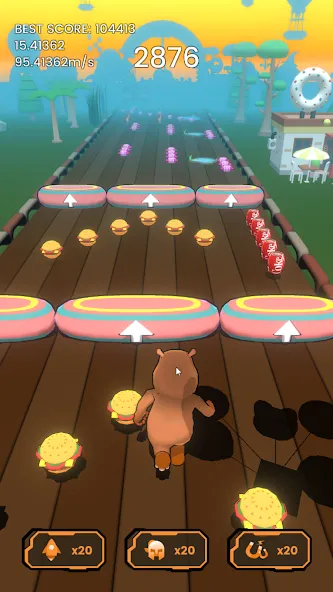 Hippo Dash (Хиппо Дэш)  [МОД Бесконечные деньги] Screenshot 1