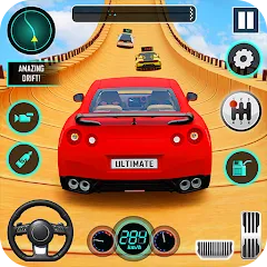 Взломанная Racing Car Stunt | Stunt Race (Рейсинг Кар Стант)  [МОД Много денег] - полная версия apk на Андроид