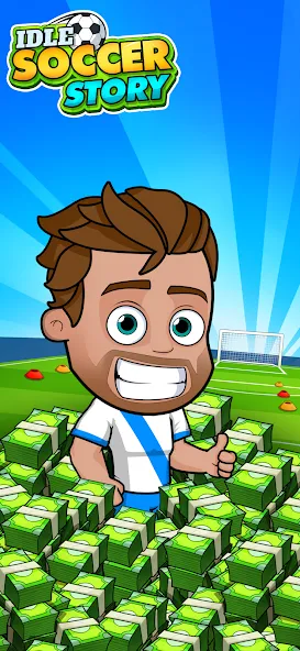 Idle Soccer Story - Tycoon RPG (Айдл Соккер Стори)  [МОД Много денег] Screenshot 1