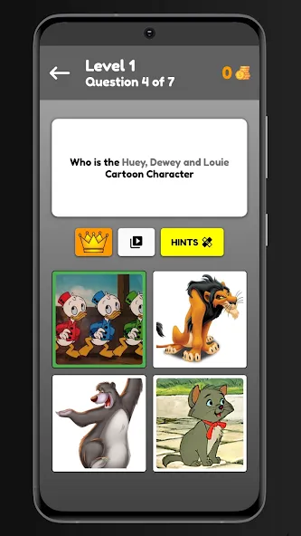 Guess Cartoon Character Quiz (Угадайте кенди Какой персонаж Квиз)  [МОД Много монет] Screenshot 4