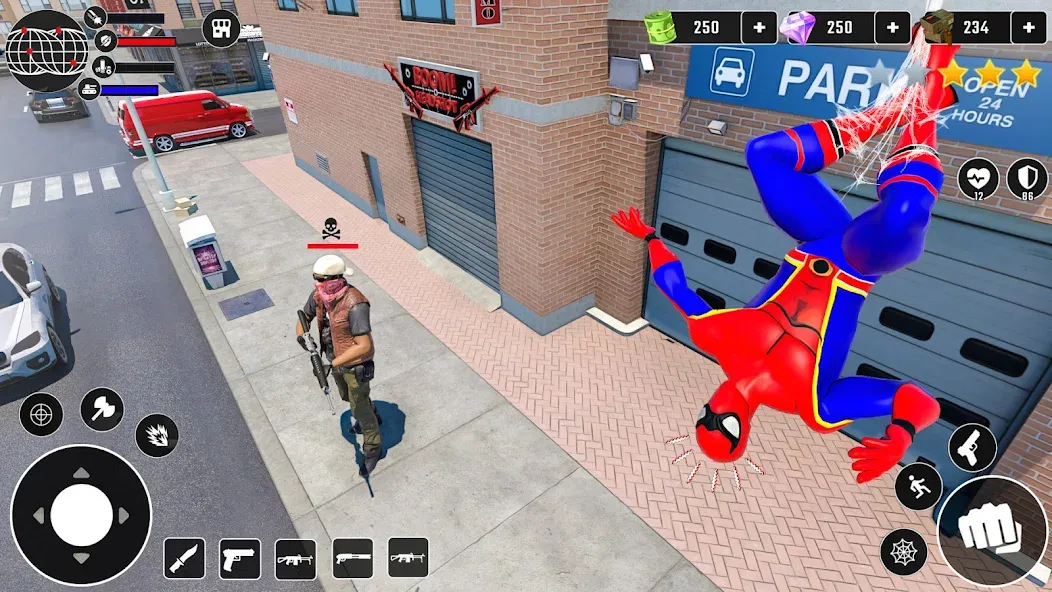 Miami Superhero: Spider Games  [МОД Бесконечные монеты] Screenshot 3