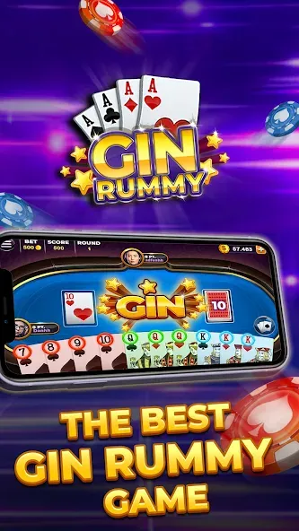 Gin Rummy - Card Game (Джин Рами)  [МОД Бесконечные деньги] Screenshot 5