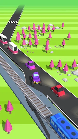 Traffic Run!: Driving Game  [МОД Много монет] Screenshot 2