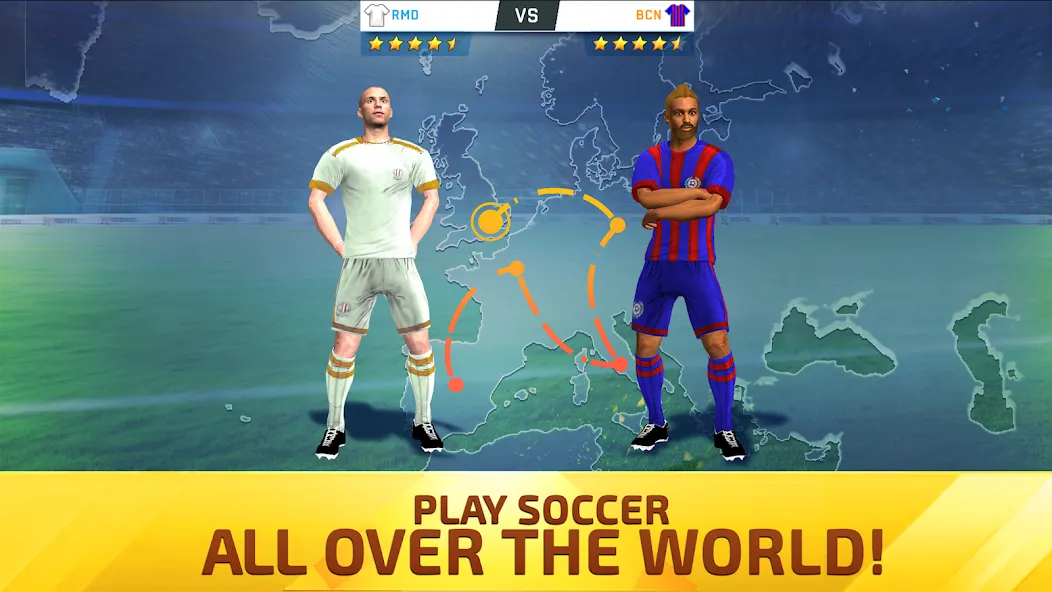 Soccer Star 24 Top Leagues (Футбольная звезда 23 Топ Лиги)  [МОД Много денег] Screenshot 5