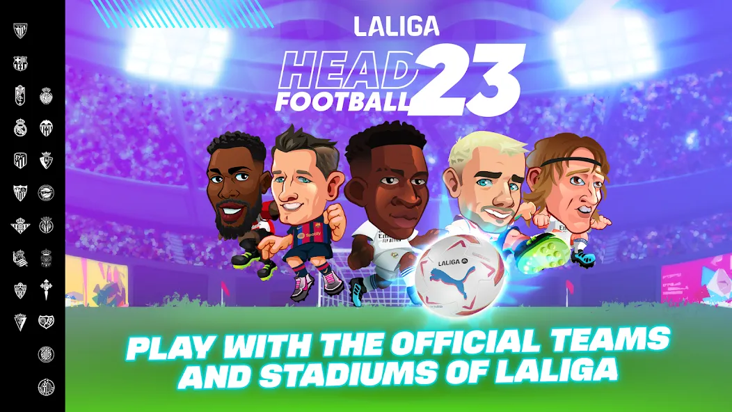 LALIGA Head Football 23 SOCCER (Хед Футбол)  [МОД Бесконечные монеты] Screenshot 1