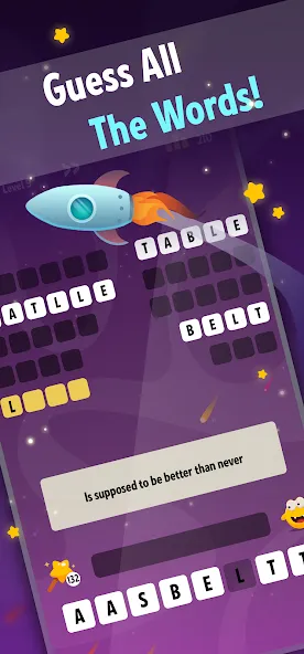 Word Riddles: Guess & Learn  [МОД Много монет] Screenshot 1