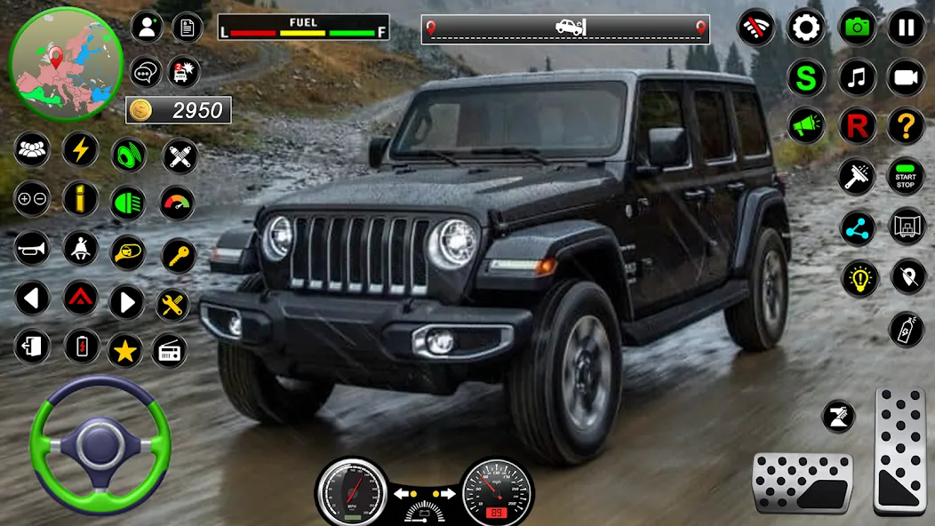 Jeep Driving Simulator offRoad (Джип Драйвинг Симулятор вне дороги)  [МОД Mega Pack] Screenshot 1