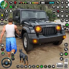 Скачать взлом Jeep Driving Simulator offRoad (Джип Драйвинг Симулятор вне дороги)  [МОД Mega Pack] - полная версия apk на Андроид