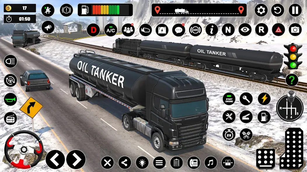 Oil Truck Games: Driving Games  [МОД Меню] Screenshot 3