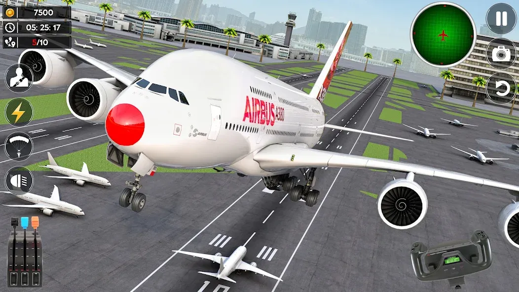 Airplane Flight Simulator 2023  [МОД Бесконечные монеты] Screenshot 5