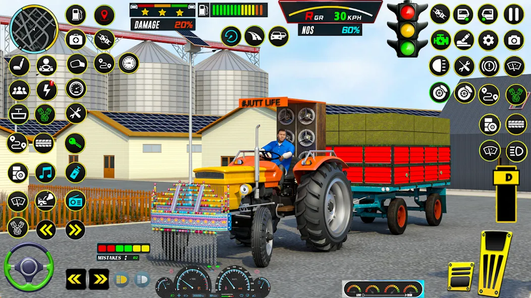 Farming Tractor Game Simulator (Фарминг Трактор Игра Симулятор)  [МОД Unlimited Money] Screenshot 3