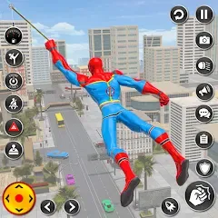 Взломанная Spider Rope Hero Spider Games  [МОД Меню] - последняя версия apk на Андроид