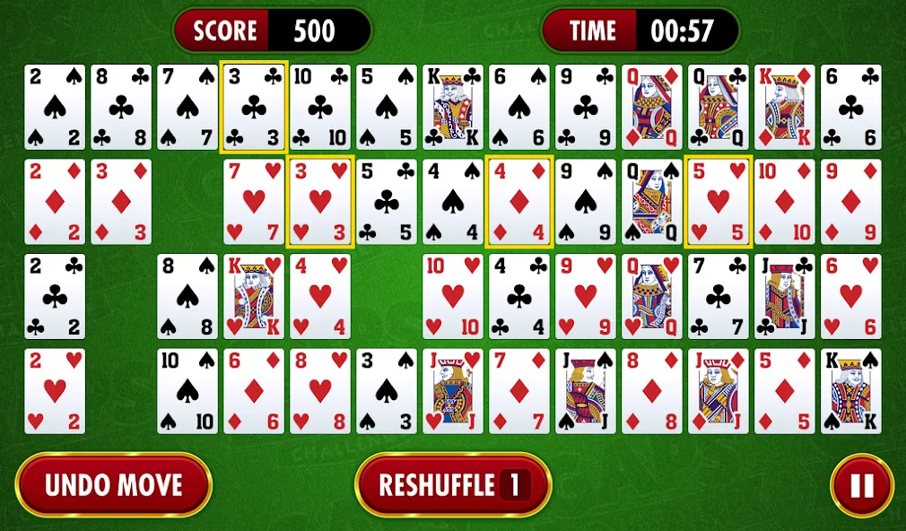 Gaps Solitaire Challenge (Гапс Солитер Челлендж)  [МОД Menu] Screenshot 1