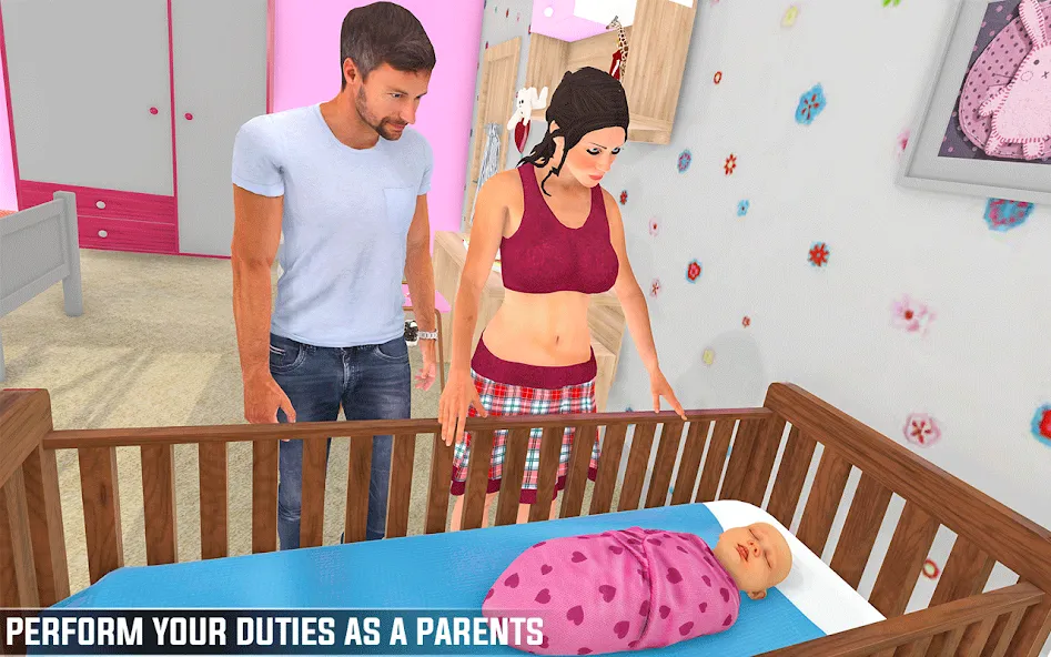 Pregnant Games Mommy Simulator  [МОД Бесконечные деньги] Screenshot 1