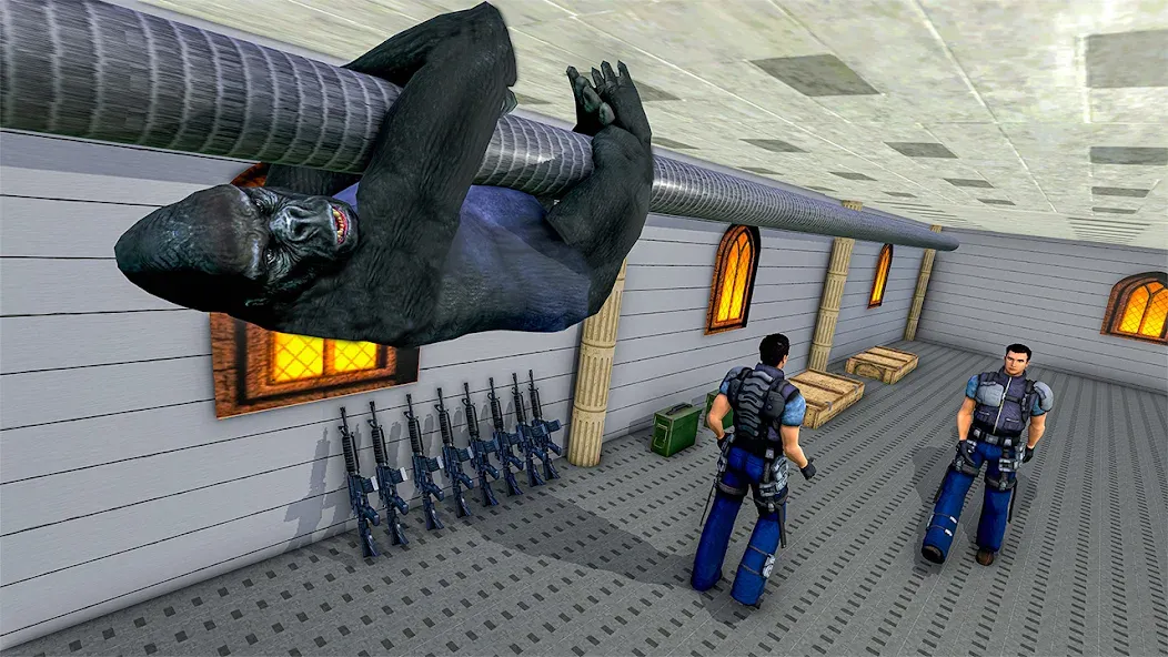 Gorilla Smash City Escape Jail  [МОД Много денег] Screenshot 2