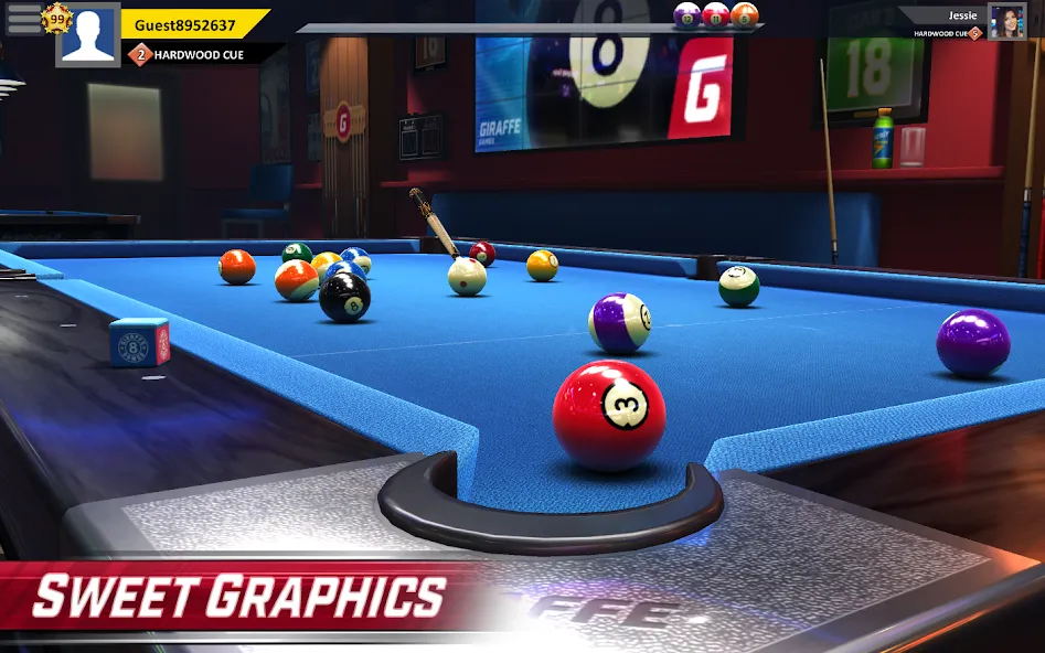 Pool Stars - 3D Online Multipl (Пул Старс)  [МОД Menu] Screenshot 1