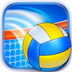 Скачать взломанную Volleyball Champions 3D - Onli  [МОД Mega Pack] - полная версия apk на Андроид