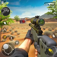 Взломанная Fps Shooting Gun War: Gun Game  [МОД Все открыто] - полная версия apk на Андроид