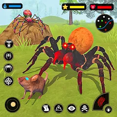 Взломанная Spider Simulator - Creepy Tad (Спайдер Симулятор)  [МОД Mega Pack] - полная версия apk на Андроид