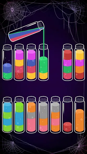 Soda Sort: Water Color Puzzle (Сода Сорт)  [МОД Unlimited Money] Screenshot 5