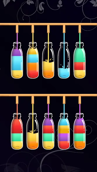 Water Sort - Color Puzzle Game (Уотер Сорт)  [МОД Меню] Screenshot 2