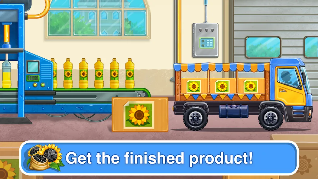 Tractor, car: kids farm games  [МОД Меню] Screenshot 4