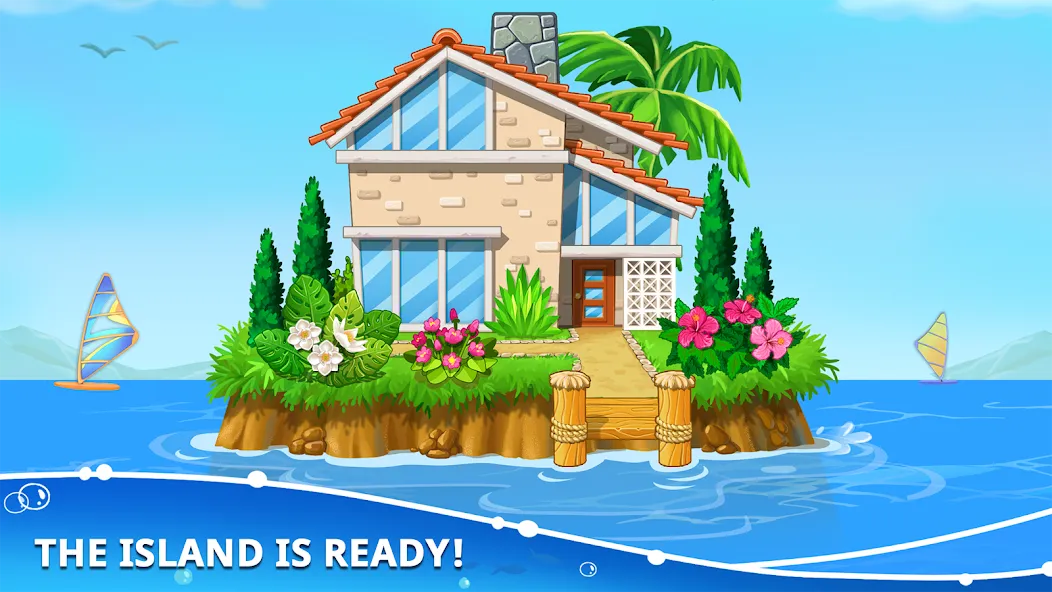 Island building! Build a house  [МОД Бесконечные монеты] Screenshot 5