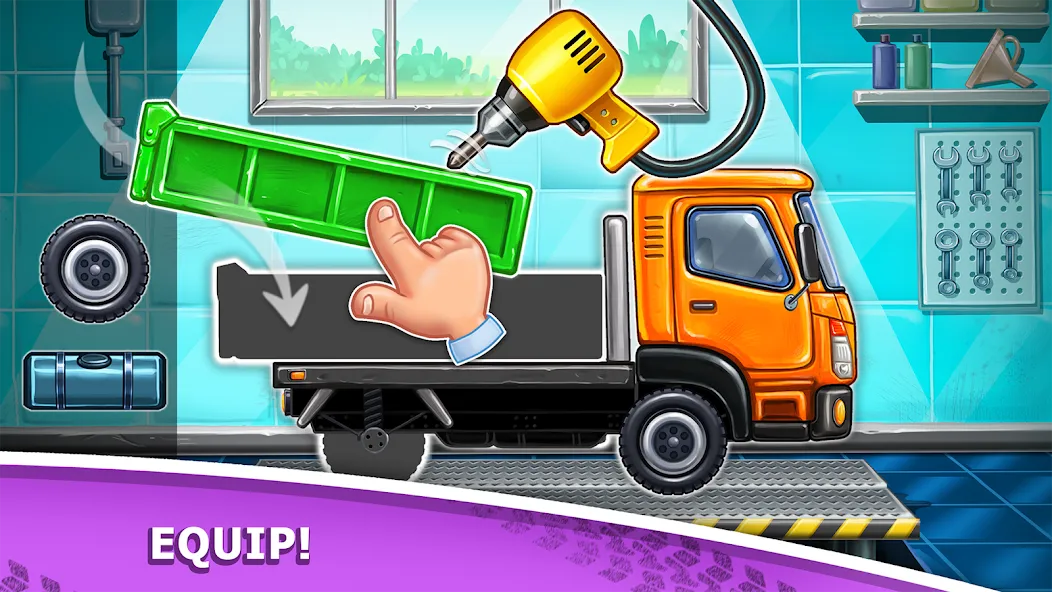 Truck games - build a house  [МОД Бесконечные монеты] Screenshot 1