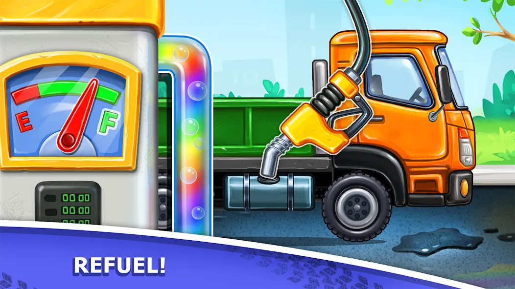 Truck games - build a house  [МОД Бесконечные монеты] Screenshot 2