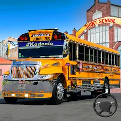 Взлом School Bus Transport Simulator (Школьный Автобусный Транспортный Симулятор)  [МОД Меню] - последняя версия apk на Андроид