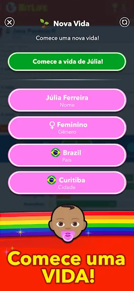 BitLife BR - Simulação de vida (БитЛайф БР)  [МОД Mega Pack] Screenshot 1