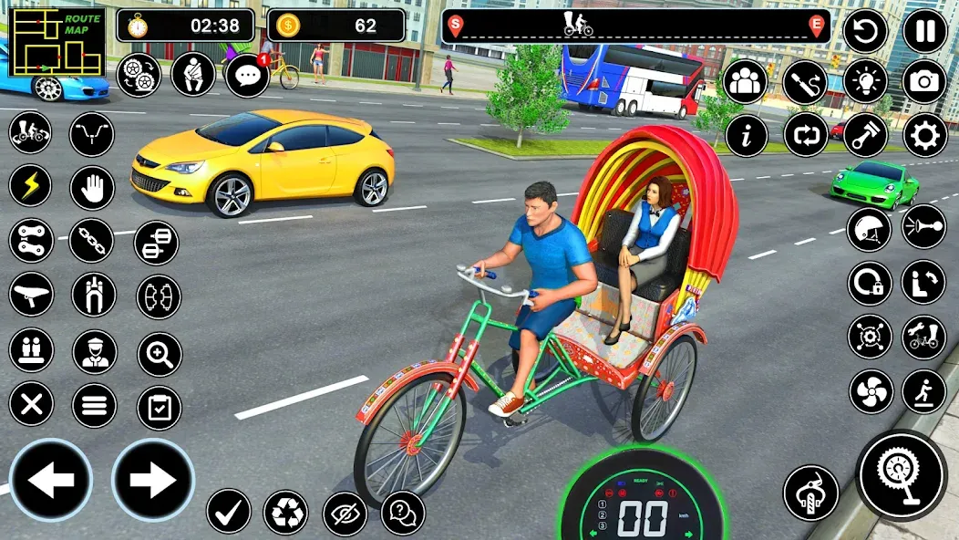 BMX Cycle Games 3D Cycle Race (игры на велосипеде 3D гонка)  [МОД Все открыто] Screenshot 3