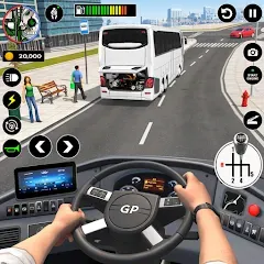 Скачать взломанную Bus Simulator - Driving Games  [МОД Unlocked] - полная версия apk на Андроид