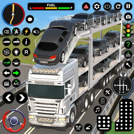 Car Transport - Truck Games 3D  [МОД Unlocked] Screenshot 1